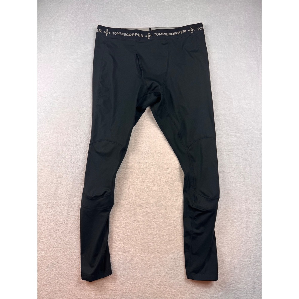Tommie Copper Mens XL Core Compression Leggings Black Copper Znergy Tights